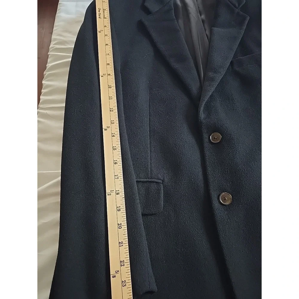 Bill Blass Cashmere‎ Sport Coat Men's 42R Black Blazer